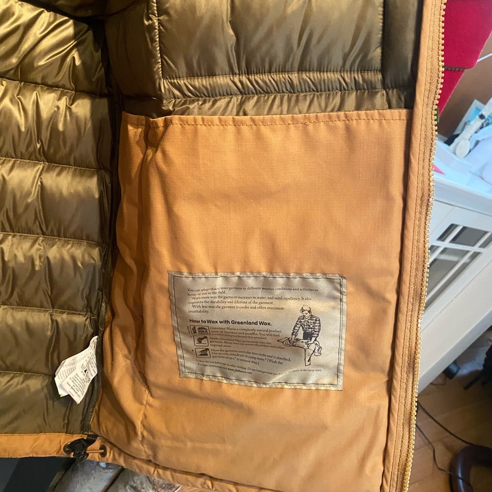 Fjallraven Men's Tan Puffer Jacket - Picture 2 of 3